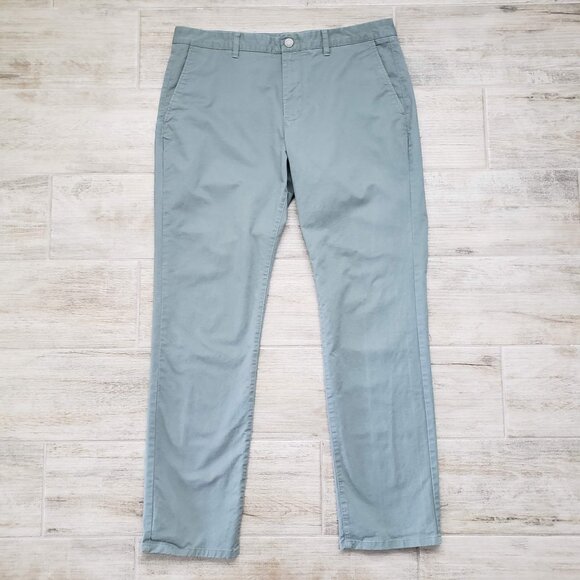 Bonobos Other - Bonobos Mens Light Green Flat Front Original Slim Chino Pants 36 x 32